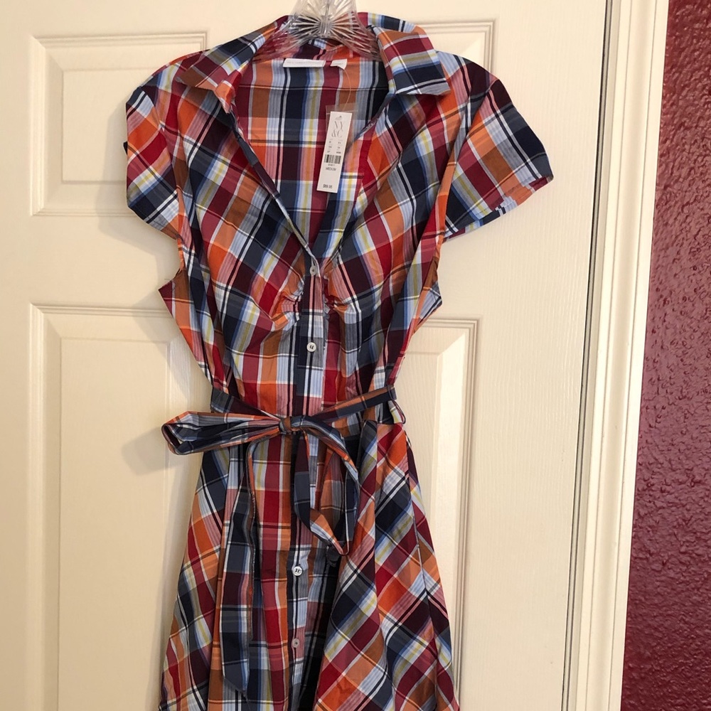 NWT Plaid Summer Dress